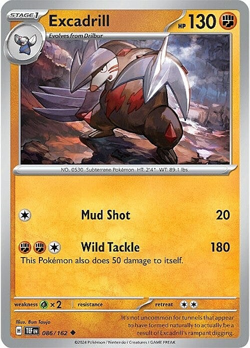 Excadrill Card Front