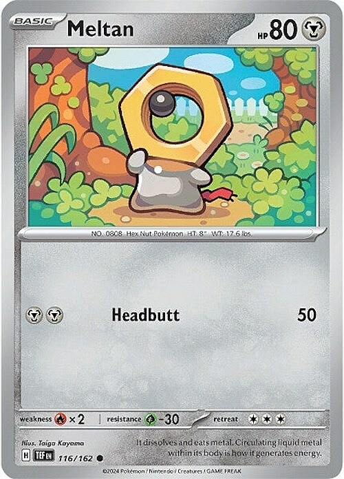 Meltan Card Front