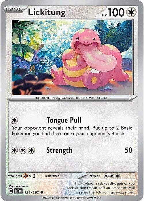 Lickitung Card Front