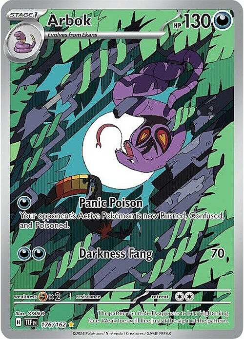 Arbok Card Front