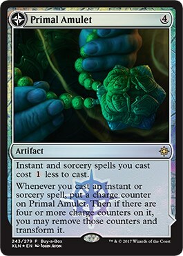 Primal Amulet // Primal Wellspring Card Front