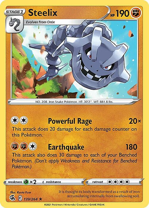 Steelix Card Front