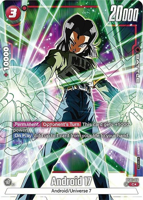 Android 17 Card Front