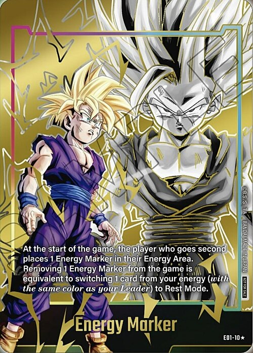 "Son Gohan Childhood" Energy Marker Card Front