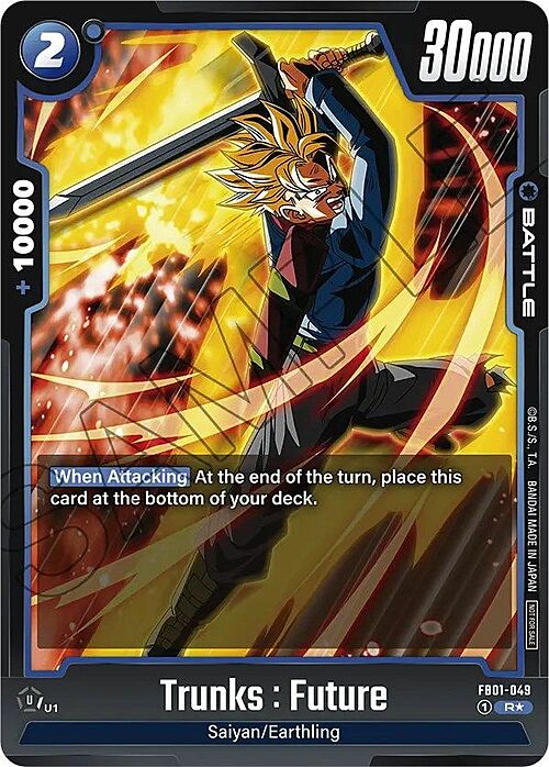 Trunks : Future Card Front