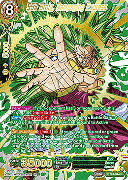 SS3 Broly, Rampaging Express Card Front