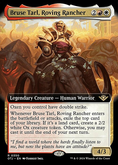 Bruse Tarl, Roving Rancher Card Front