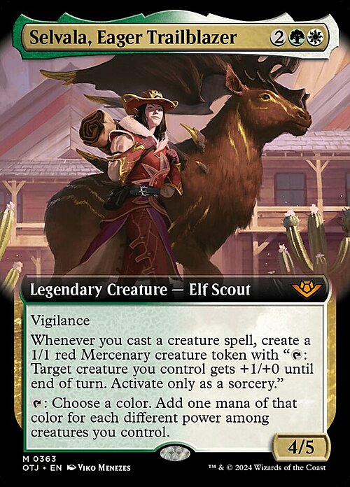 Selvala, Eager Trailblazer Card Front