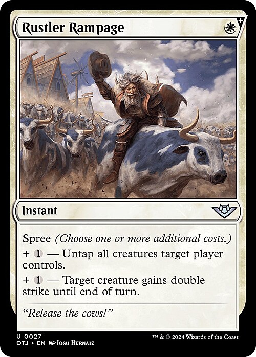 Rustler Rampage Card Front