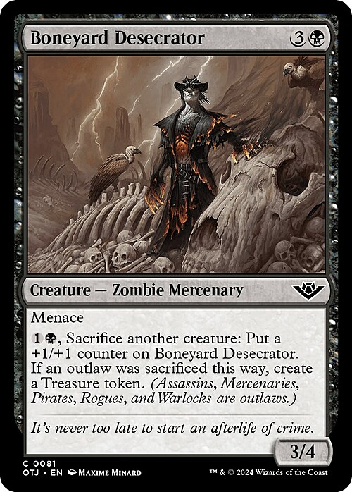 Boneyard Desecrator Card Front