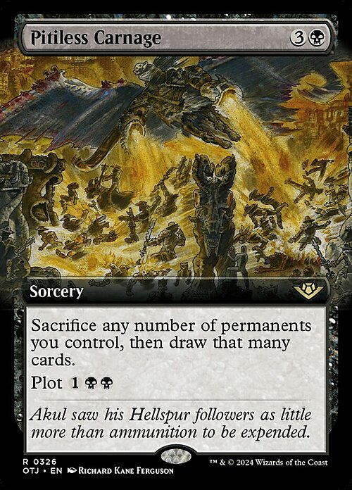 Pitiless Carnage Card Front