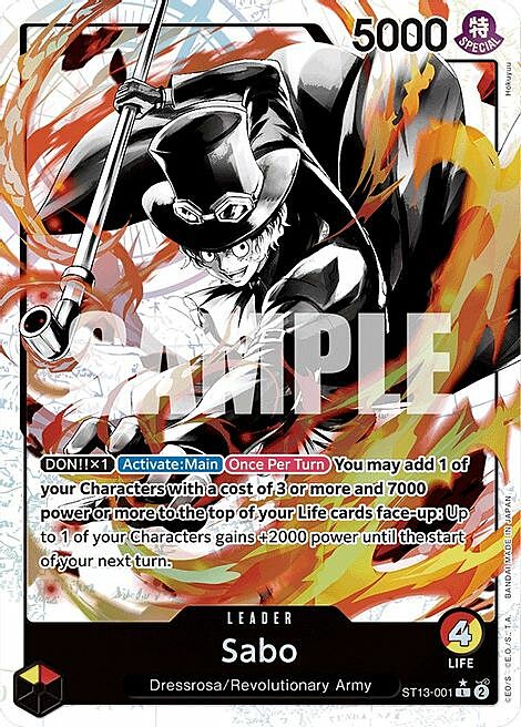 Sabo Card Front