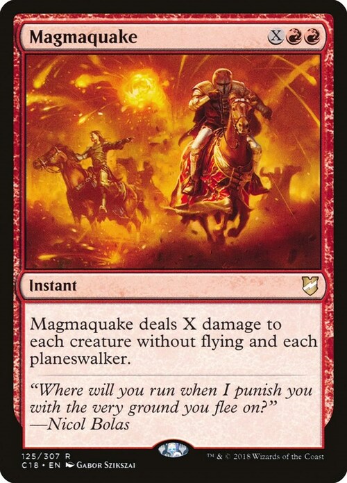 Magmaquake Card Front