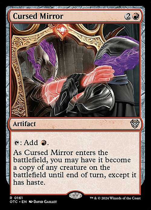 Cursed Mirror Card Front