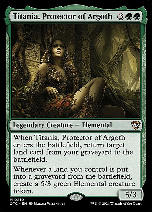 Titania, Protector of Argoth Card Front