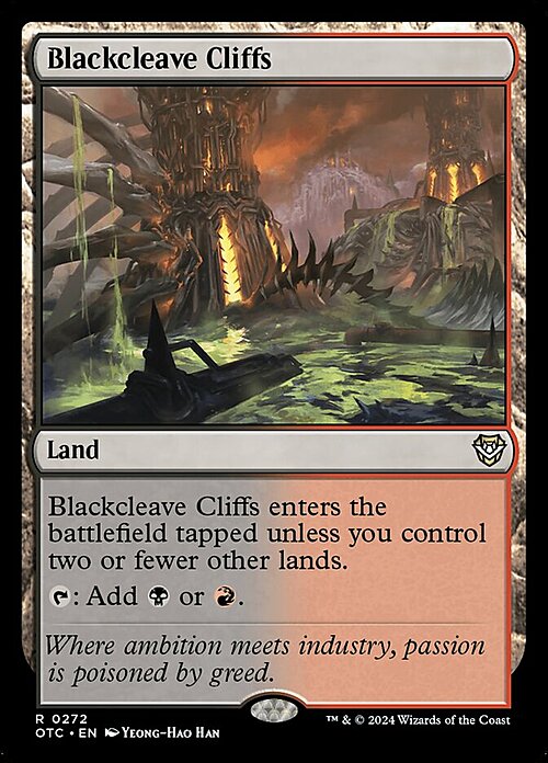 Blackcleave Cliffs Card Front