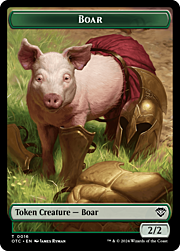 Boar // Treasure