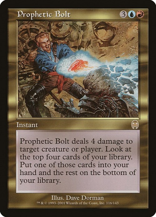 Prophetic Bolt Card Front