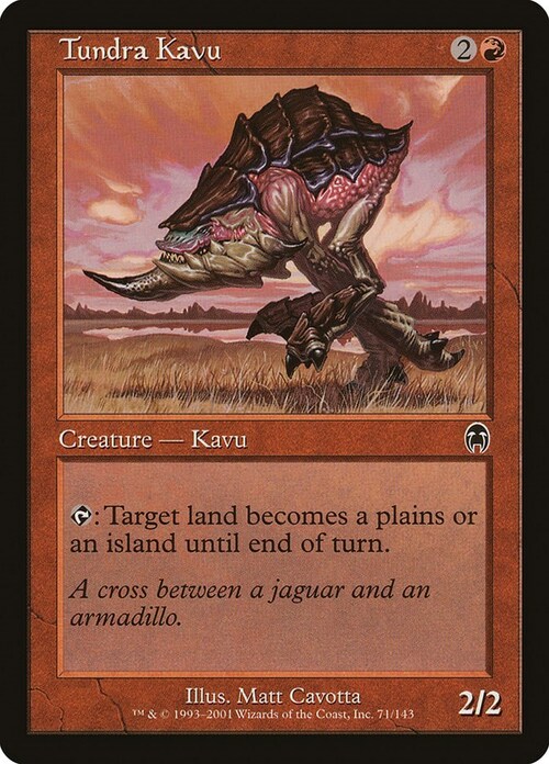 Tundra Kavu Card Front