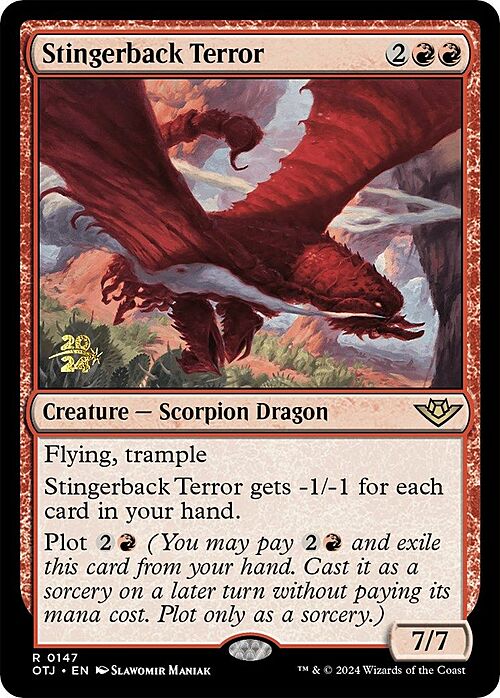 Stingerback Terror Card Front