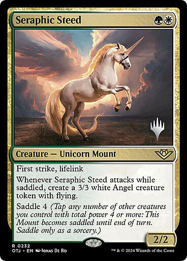 Seraphic Steed Card Front