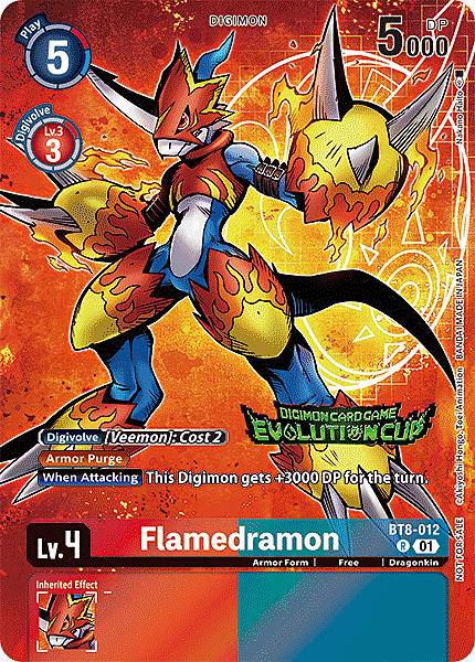 Flamedramon Card Front