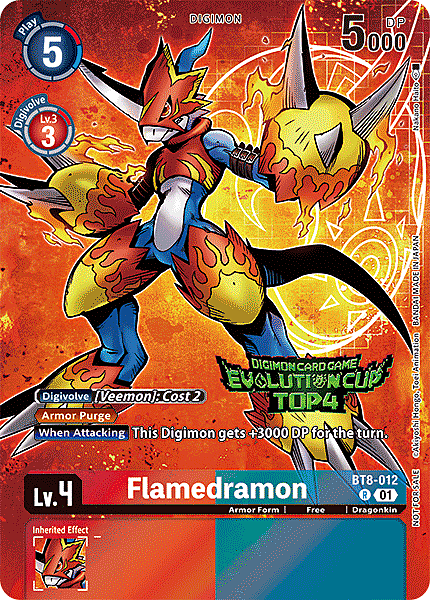 Flamedramon Card Front