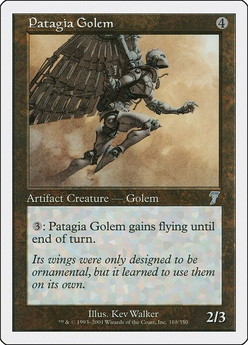 Patagia Golem Card Front