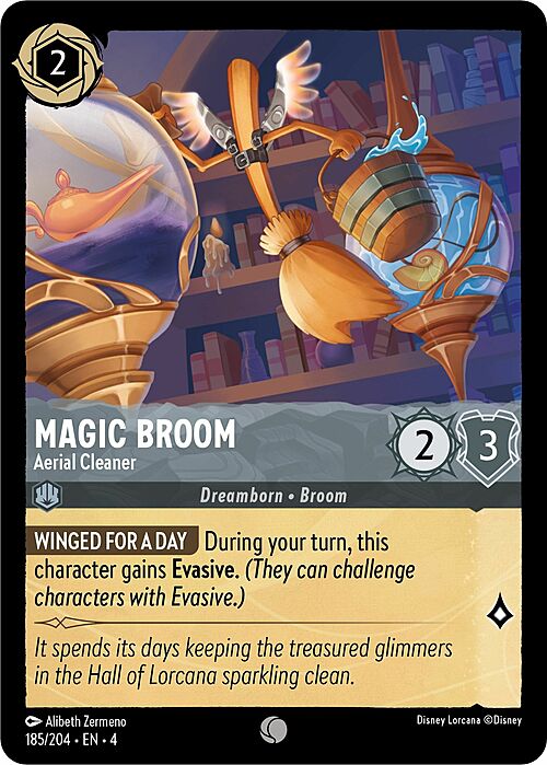 Magic Broom - Aerial Cleaner Card Front