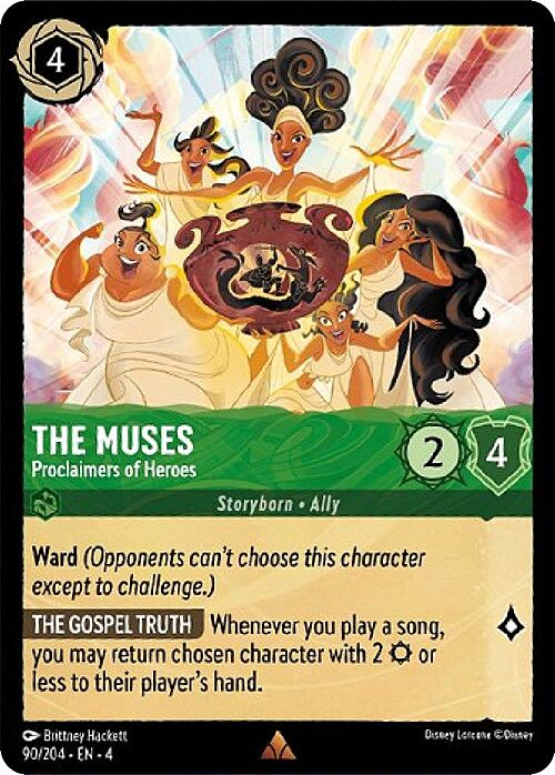 The Muses - Proclaimers of Heroes Card Front