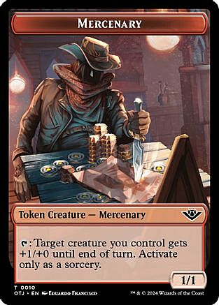 Mercenary // Construct Card Front