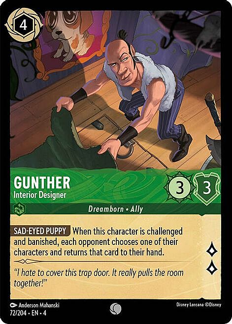 Gunther - Interior Designer Card Front