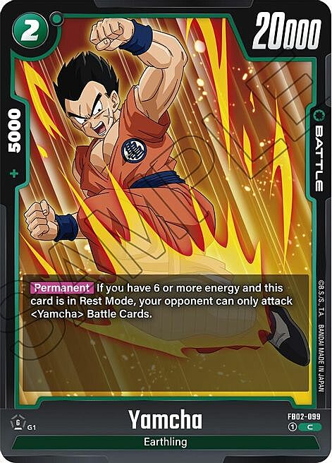 Yamcha Card Front