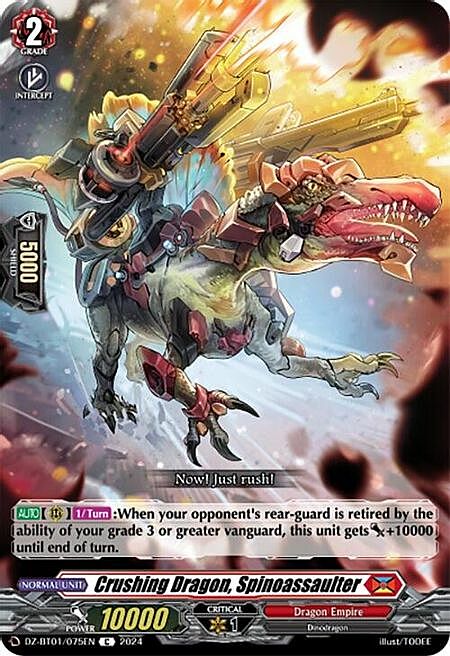 Crushing Dragon, Spinoassaulter Card Front