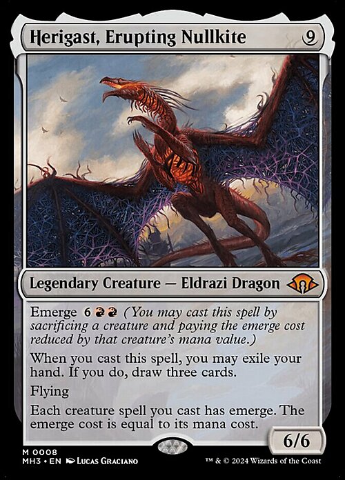 Herigast, Erupting Nullkite Card Front