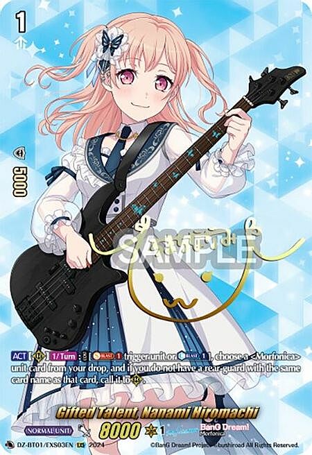 Gifted Talent, Nanami Hiromachi Card Front