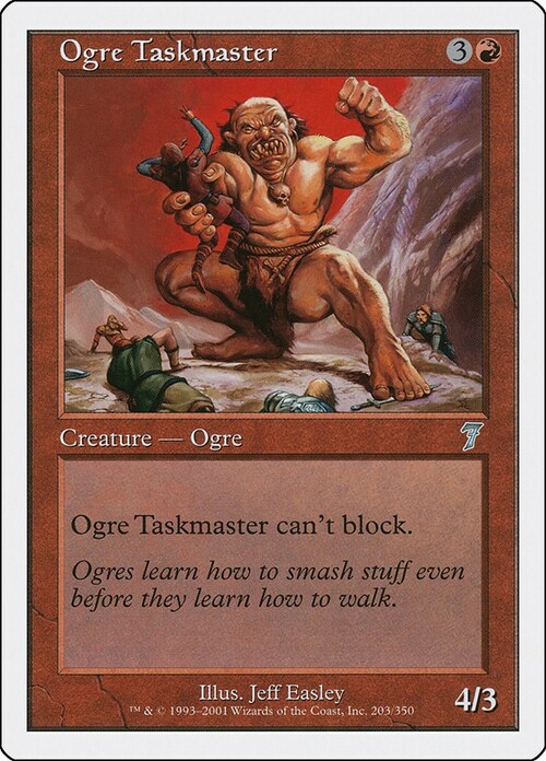 Ogre Taskmaster Card Front