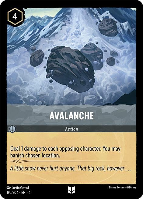 Avalanche Card Front