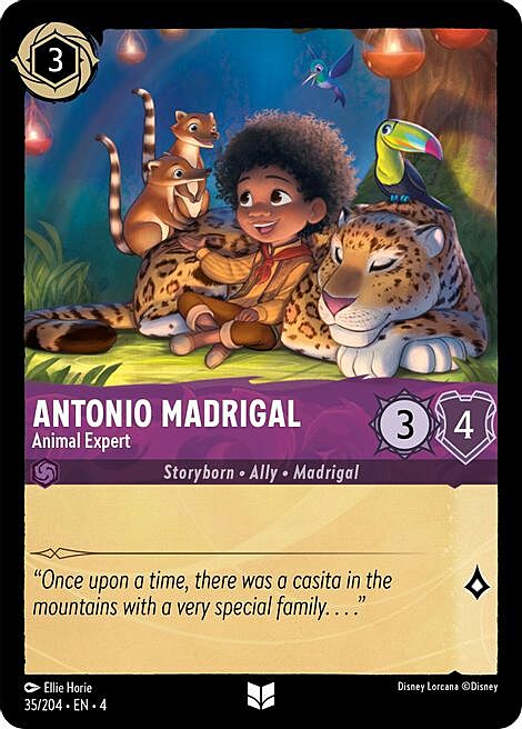 Antonio Madrigal - Animal Expert Card Front