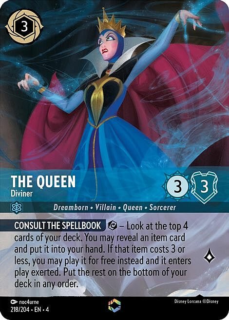 The Queen - Diviner Card Front