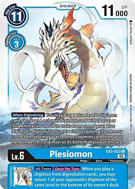 Plesiomon Card Front