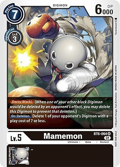 Mamemon Card Front