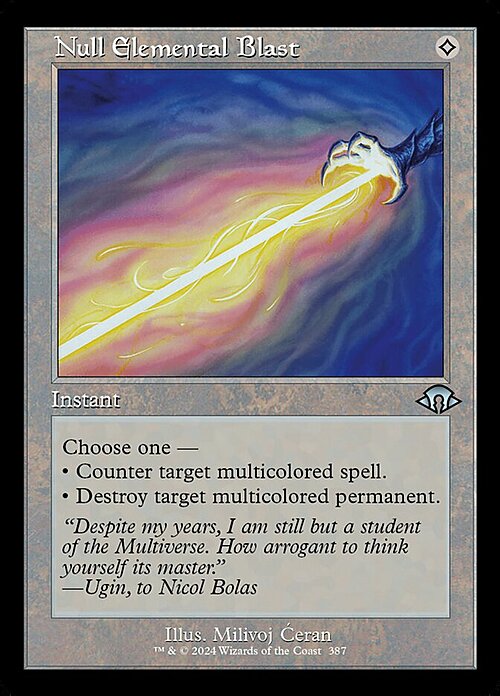 Null Elemental Blast Card Front