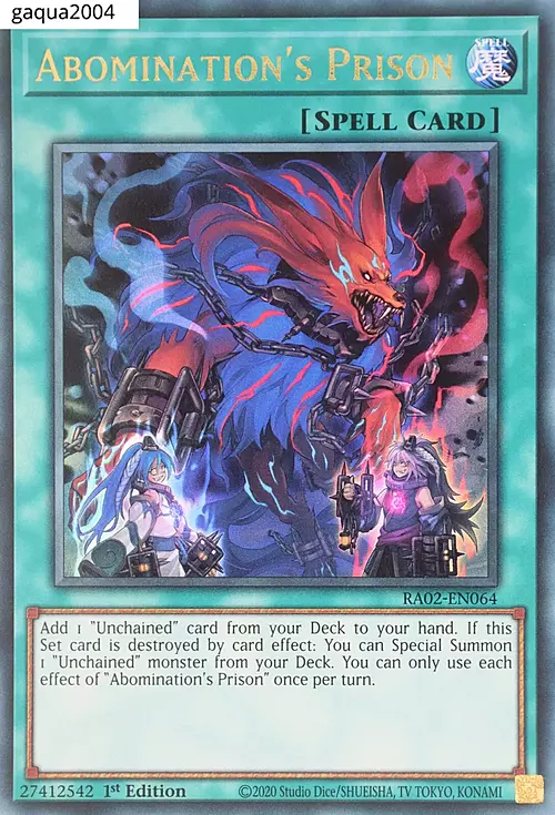 Abomination's Prison Card Front