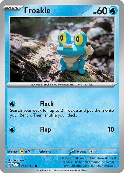 Froakie Card Front