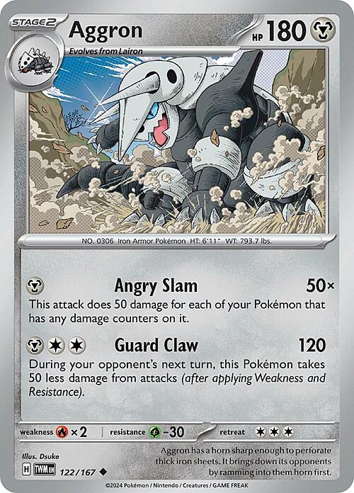 Aggron Card Front