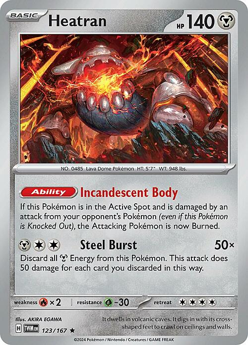 Heatran Card Front