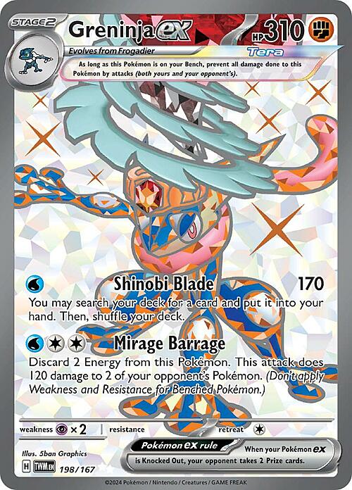 Greninja ex Card Front