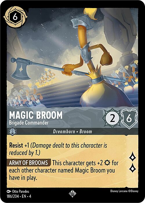 Magic Broom - Brigade Commander Card Front