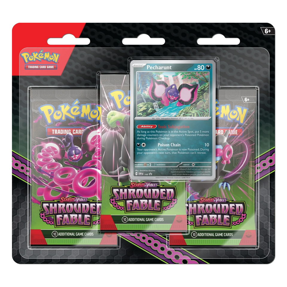 Shrouded Fable: Pecharunt 3-Pack Blister